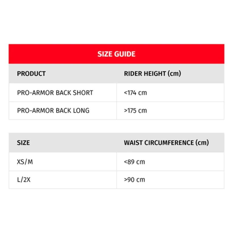 Pro-Armor Back Long 2.0