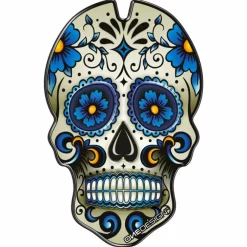Tank Pad Gold Skull
